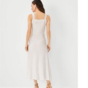 Ann Taylor Shimmer Stripe Sweater Dress